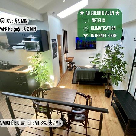 Le Bistrot - Au Coeur D'Agen - Self Checkin - Wifi - Netflix - Smart Tv - Luqs Fr Apartamento Exterior foto